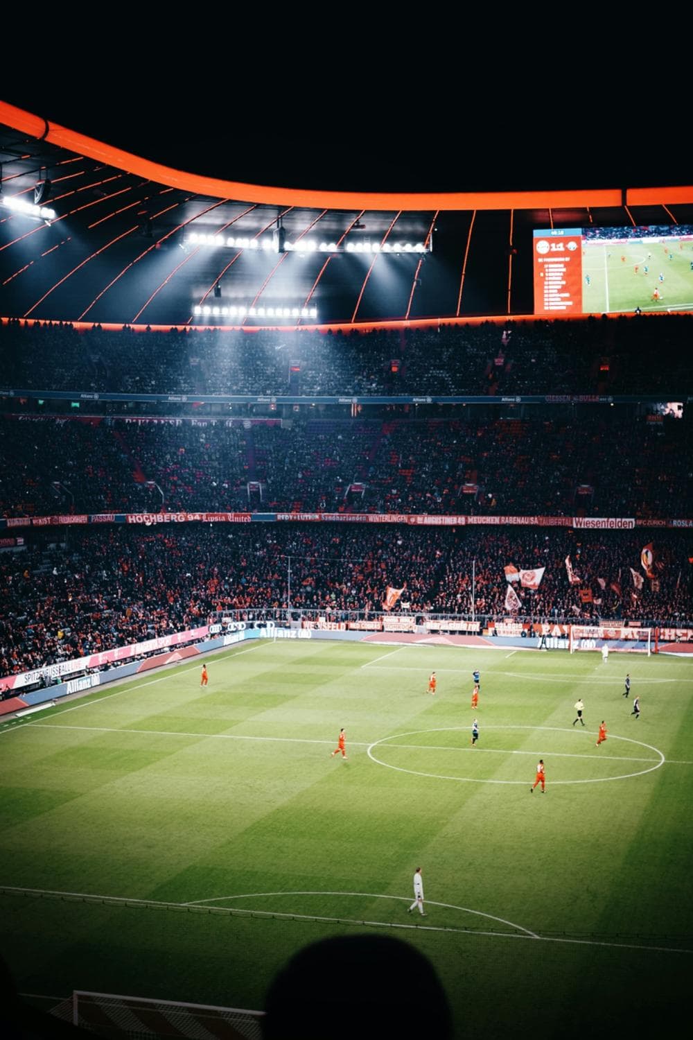 Ice hockey arena during a live game